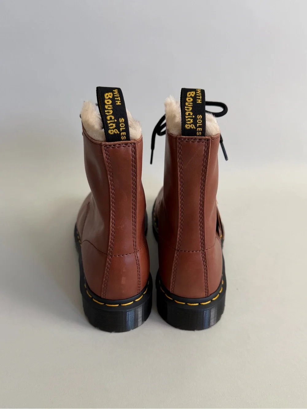 DR. MARTENS 1460 Serena Women’s Faux Fur Lined Leather Boots